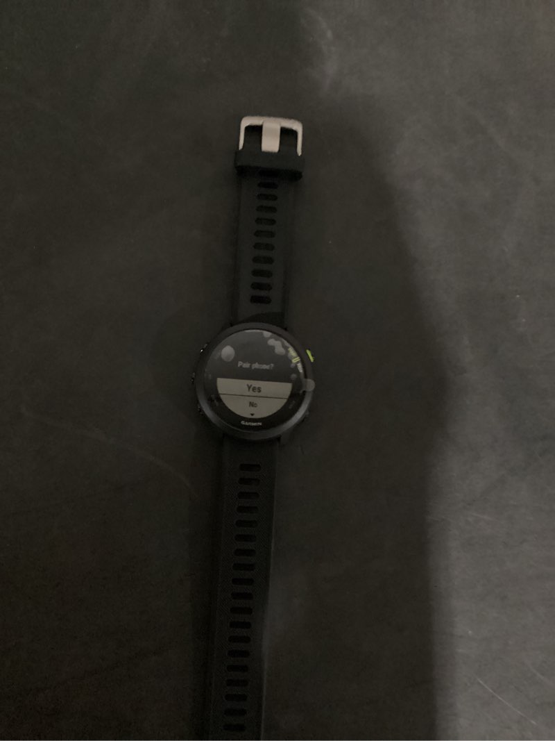 Condition photo showing New/Like New for working verified garmin forerunner 55 running watch black