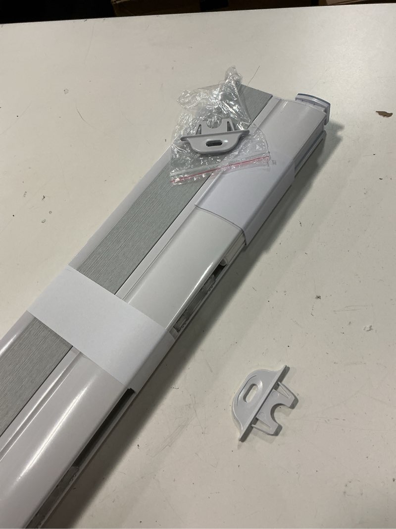 Condition photo showing Good Condition for persilux no tools no drill blackout cellular shades for windows cordless top down bottom up honeycomb blinds,easy to install cellular blinds for indoor windows, white, 23.5" w x 64" h 23.5"w x 64"h white(blackout)