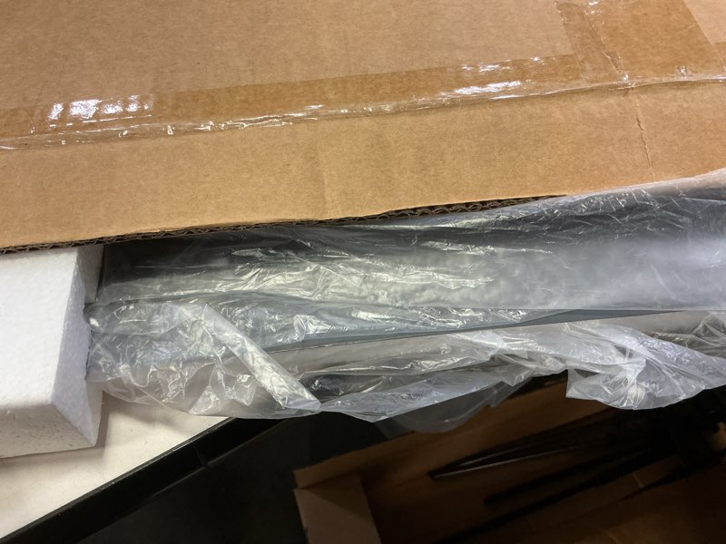 Condition photo showing Good Condition for Stainless Steel Backsplash for Stove - Ultra Flat and Flushed Metal Panel Splatter Guard for Kitchen Wall, Stove Backsplash Panel with 4 Pre-Drilled Holes, Easy Install ?29.5" x 24" ? Silver 29.5" x 24"