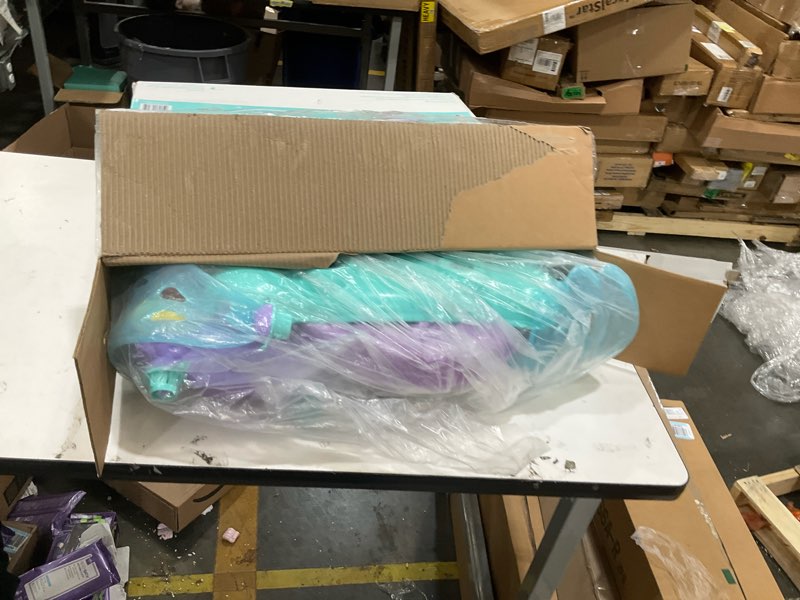 Condition photo showing Good Condition for Bright Starts Disney The Little Mermaid Sea of Activities Baby Activity Jumper with Interactive Toys, Lights & Music with Disney Princess Ariel, 6-12 Months (Blue)