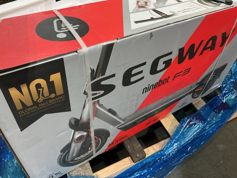 Condition photo showing Good Condition for Segway Ninebot F3 Electric Scooter, Up to 20 MPH, 44-Mile Range, Self-Sealing Tubeless Tires, Front Hydraulic & Rear Elastomer Suspension, UL2271 2272 Certified F3 -44 Miles