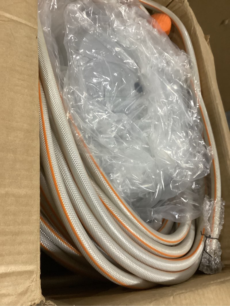 VEVOR Retractable Hose Reel, 115 ft x 1/2 inch, Garden Water Hose Reel with 9-Pattern Nozzle, 180° S