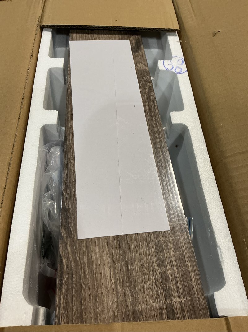 Condition photo showing New/Like New for cumilo 52 inch Smart Low Profile Ceiling Fan with Lights Remote,Control via Alexa APP WIFI,Quite DC Motor,Dimmable LED,Flush Mount Outdoor Indoor Ceiling Fans for Bedroom Patio Porch,Black&Walnut Black&walnut 52 inch-Flush Mount