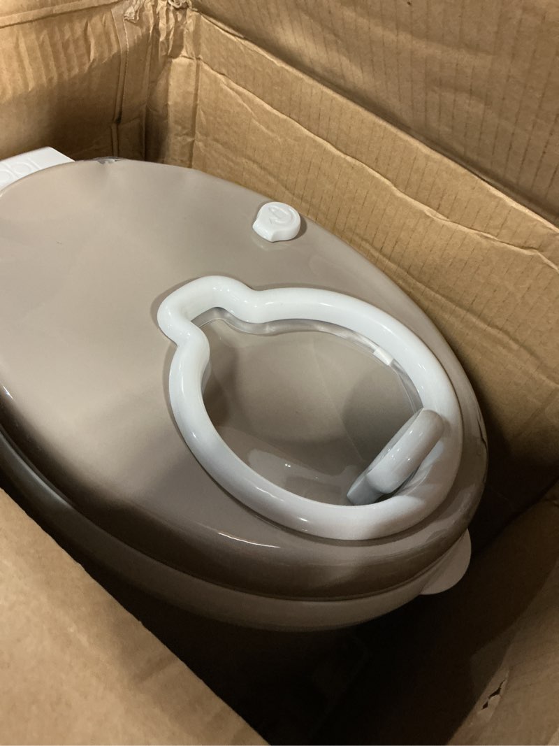 Condition photo showing As Is for Ubbi Stainless Steel Diaper Pail, Odor Locking, No Special Bag Required, Award-Winning, Registry Must-Have, Taupe