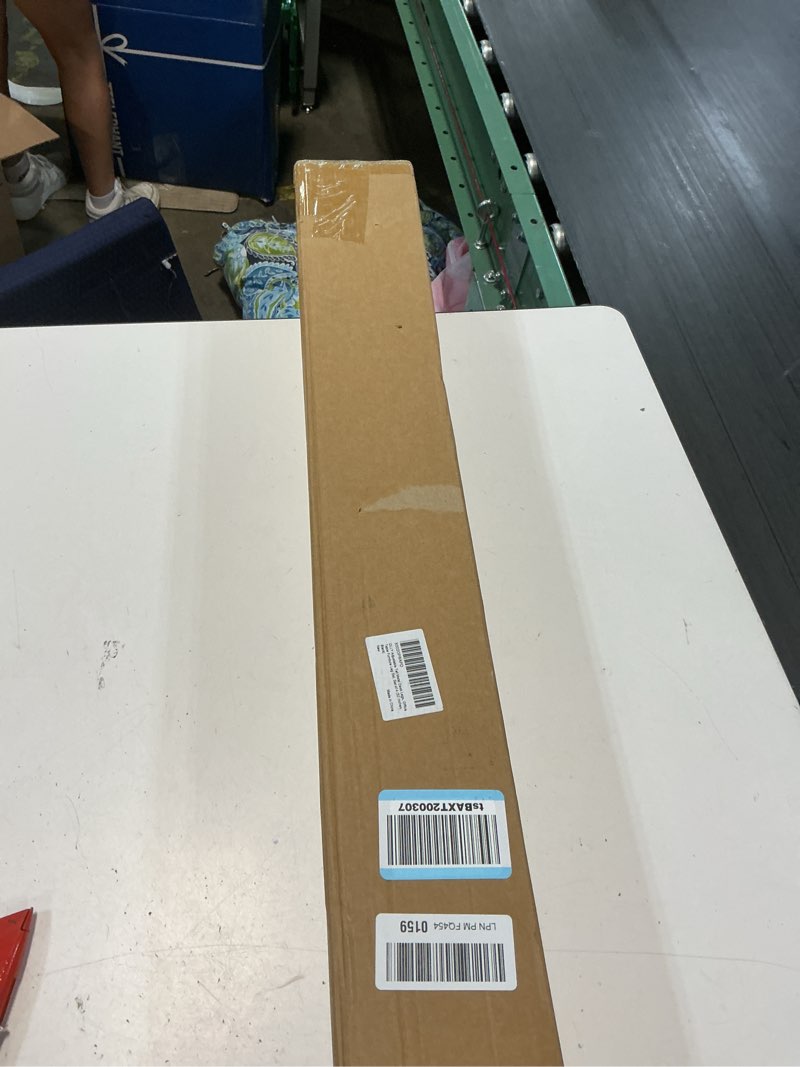 Condition photo showing New/Like New for qlly 32 inch adjustable tall metal desk legs, office table furniture leg set, set of 4 (black) 32 inch black