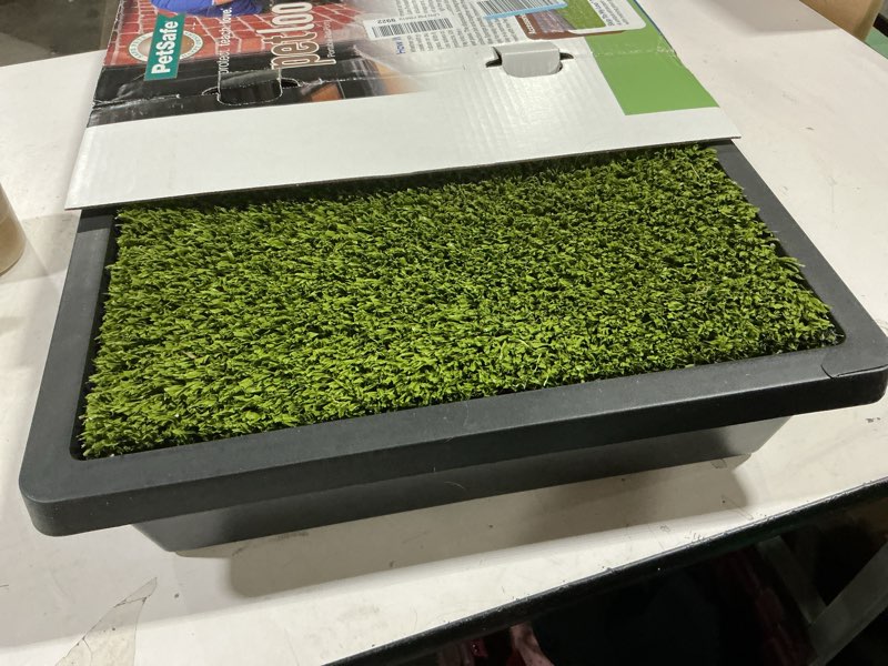 Condition photo showing Good Condition for PetSafe Pet Loo Portable Dog Potty - Pet Toilet Alternative for Puppy Pads - Small - Perfect for House Training - Easy-to-Clean Grass Mat