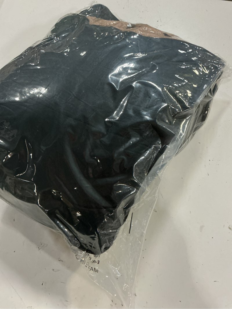 Condition photo showing New/Like New for (size:l)tankaneo womens reversible puffer jackets sherpa lined fleece winter coats casual zip up hooded warm outerwear black large
