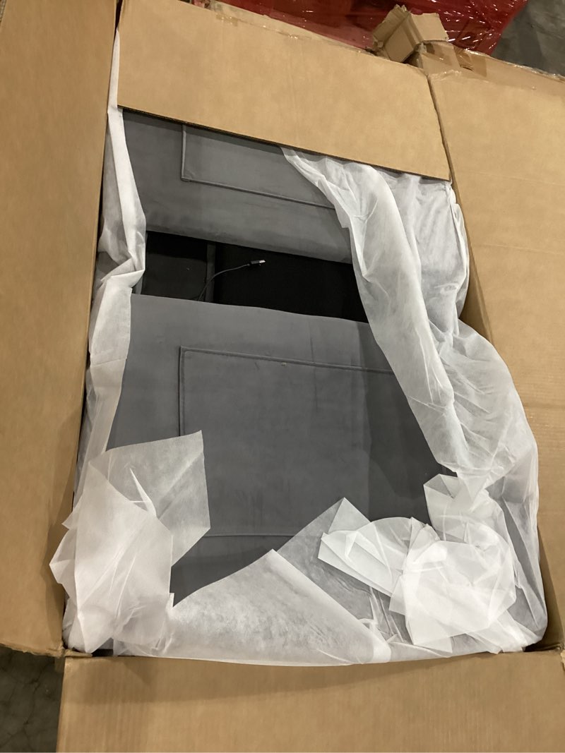 Condition photo showing As Is for convertible sofa bed, love seat sleeper bed with side pockets, 3 in 1 velvet fabric pull out couch with adjustable backrest for living room, bedroom, apartment, black black-ic