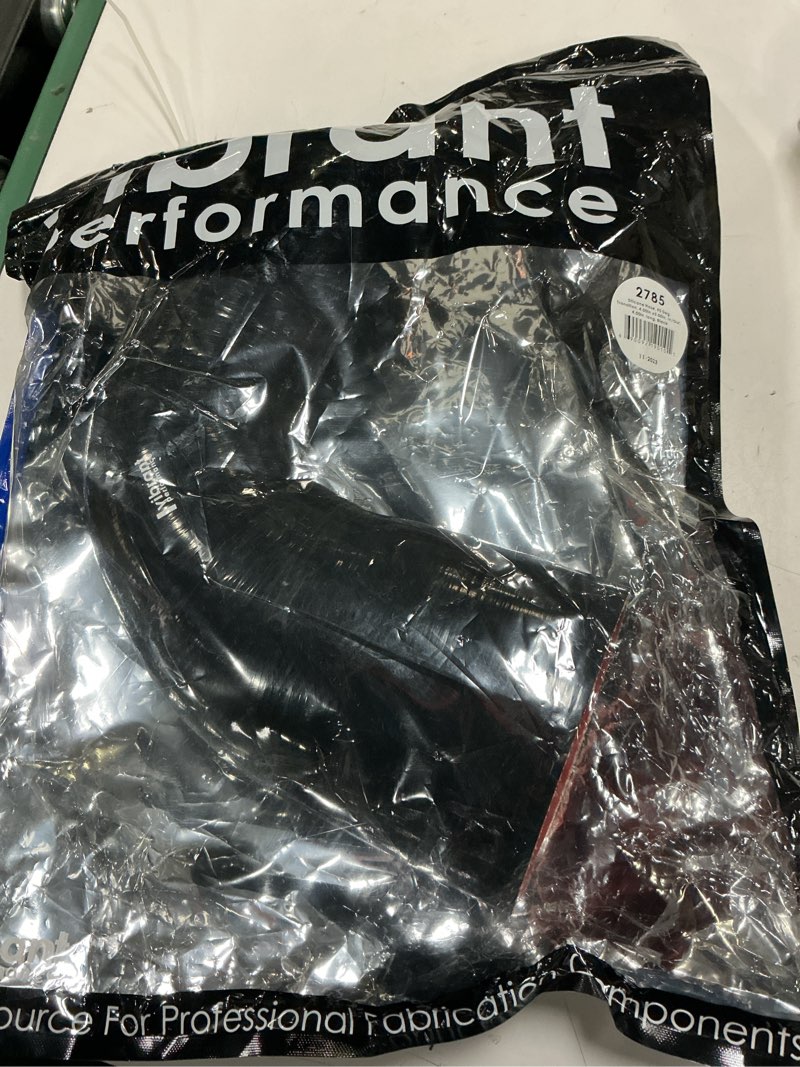 Condition photo showing As Is for Vibrant Performance 2785 Black 4 Ply 90 Degree Reducer Elbow, 3" x 4"