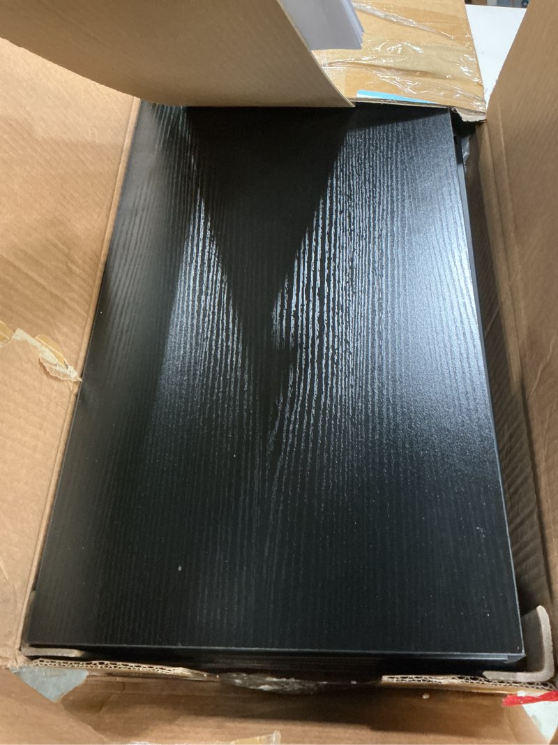 Condition photo showing Good Condition for OLIXIS 7 Drawers Dresser for Bedroom, Fabric Storage Tower for Living Room, Entryway - Sturdy Steel Frame, Wooden Top & Easy Pull Fabric Bins, Closet Chests Organizer for Clothes, Black