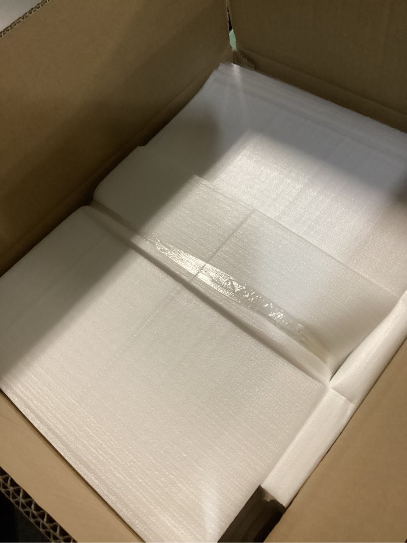 Condition photo showing Good Condition for 540pcs dish packing supplies for moving, 270 cushion foam wrap pouches & sheets 4 sizes (16x12", 12x12", 12x7.8", 7.8x7.8") with 270 fragile stickers plate packing sleeves for fragile shipping storage