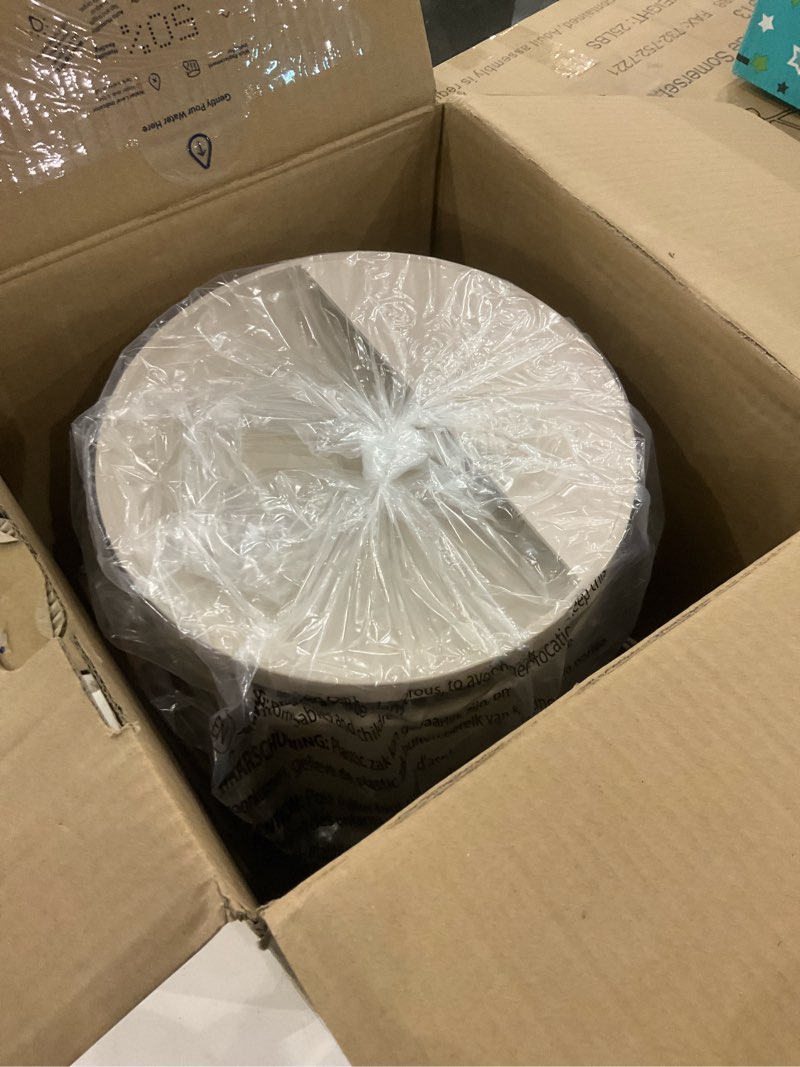 Condition photo showing New/Like New for BLUEAIR Room Humidifier - DreamWell - 48Hr Top-Fill Mist-Free InvisibleMist Technology Aroma Stone for Essential Oils and Soothing Mood Lighting - Quiet Operation for Bedroom and Home Use, Beige