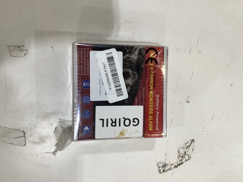 Condition photo showing New/Like New for Smoke and Carbon Monoxide Detector - 2-in-1 Fire CO Smoke Alarm Detector Combo Battery Powered, Portable Dual Sensor Warning Light with Digital Display for Cars Kitchen Home Garage (No Battery) 1 Smoke CO, Button Side Style