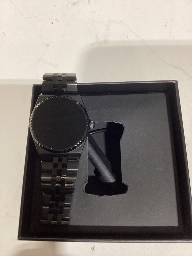 Condition photo showing Good Condition for luxury smart watch with bluetooth calls, heart rate/blood pressure/blood oxygen/sleep monitor, 1.32" amoled display, 160+ sports modes, ip68 waterproof, compatible with ios android for men women black