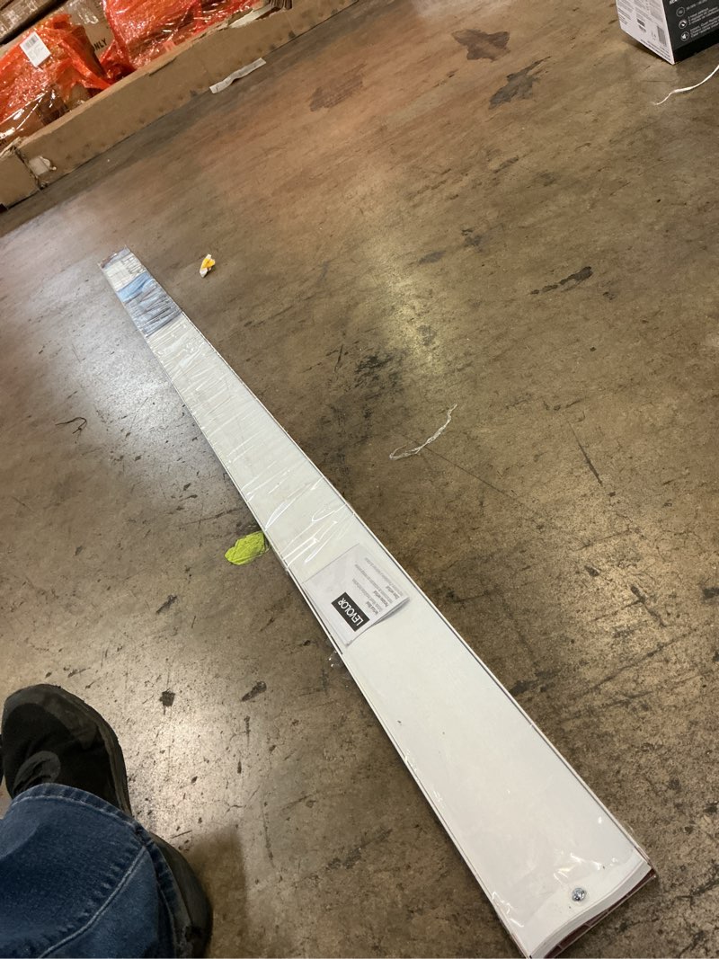 Condition photo showing As Is for NEW LEVOLOR 84in Vertical Blind S-Curve Vanes White #929919