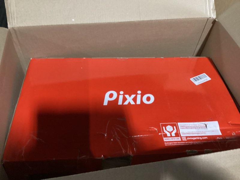 Condition photo showing As Is for Similar to Pixio PXC278 Wave Blue 27 inch 180Hz Refresh Rate QHD 1440p Resolution 1650R Curved Fast VA Panel 1ms GTG Response Time Adaptive Sync HDR Curved Gaming Monitor 27 inch 1440p 180Hz 1650R Blue