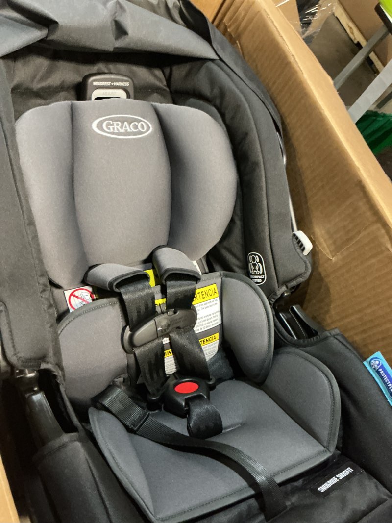 Condition photo showing New/Like New for Graco SnugRide SnugFit Infant Car Seat, Baby Car Seat with Anti Rebound Bar for Extra Safety, No-Rethread Harness, LATCH Equipped Carseat, Baby Essentials, Gift for New Parents, Gotham