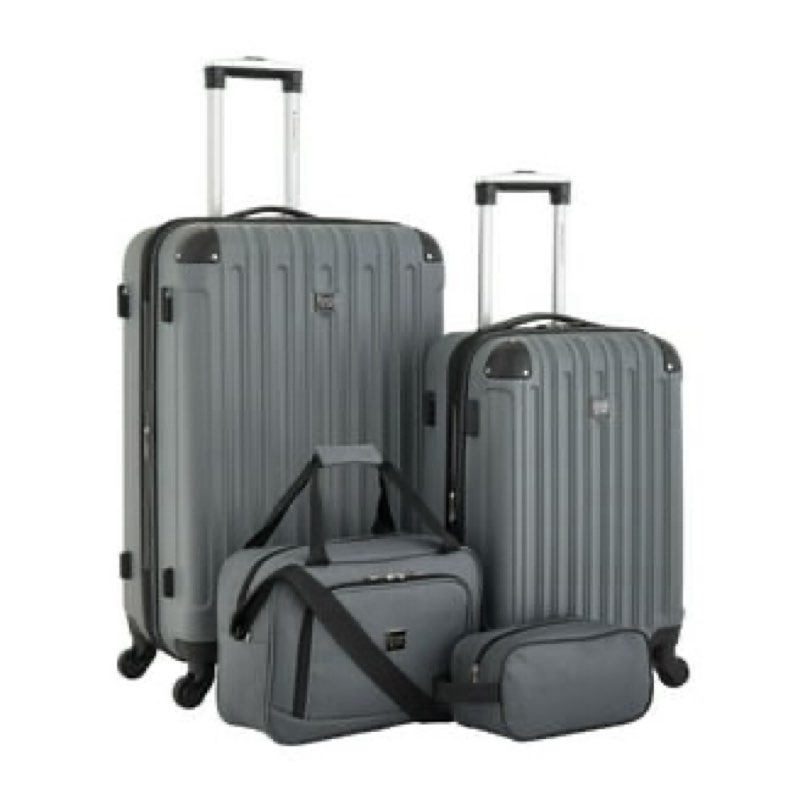 Travelers Club 4-piece Hard Side Spinner Luggage Set - Sedona Sage