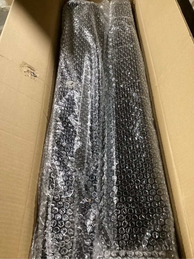 Condition photo showing New/Like New for gaeaauto black straight spring loaded mud flap hanger set 2.5" bolt spacing 30" length with aluminum reflective tapes fit for semi trucks trailers, 2 pcs 2-1/2" steel