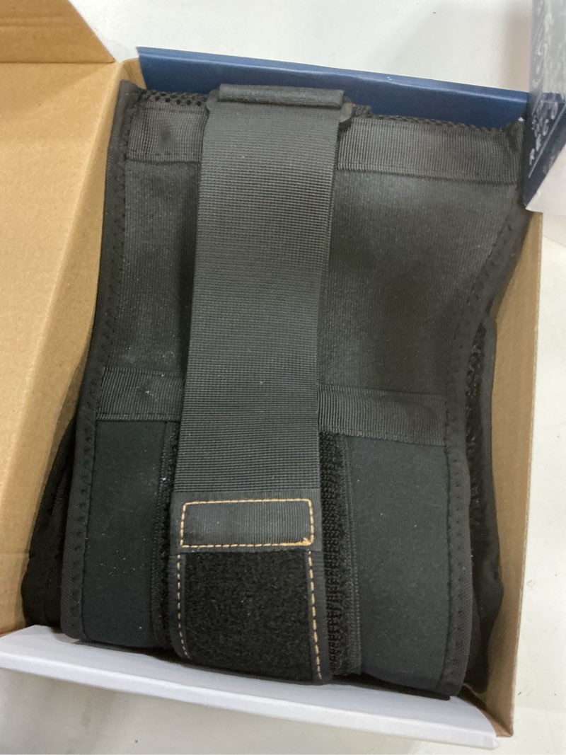 Condition photo showing As Is for copper fit rapid relief back support wrap with reusable gel pack