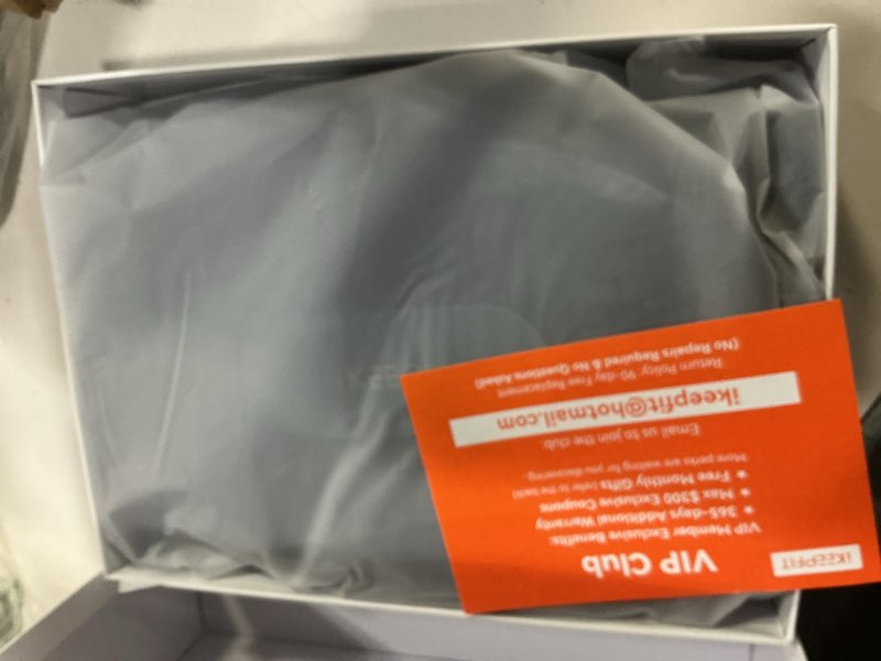 Condition photo showing Good Condition for Portable Heating Pad for Back, Cordless Wearable Heat Belt with Massager for Lower Back Pain Relief, Battery Powered 8000 mAh Rechargeable, MAXwarm® 3.0, Gift for Women Men 90-310 lbs A-blue