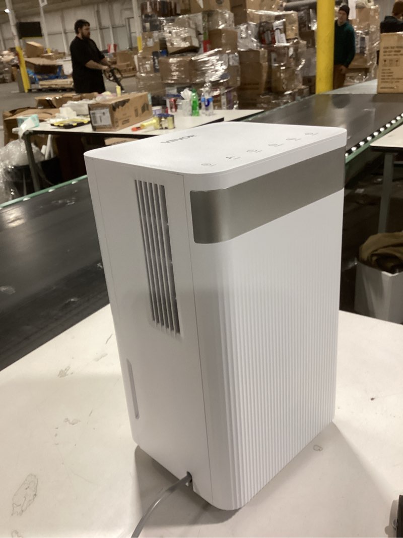 vevor 35 pints dehumidifier for home & basement, 2500 sq.ft coverage, drain hose for commercial & industrial use, smart humidity control, low noise for large rooms, warehouses, bedrooms & storage