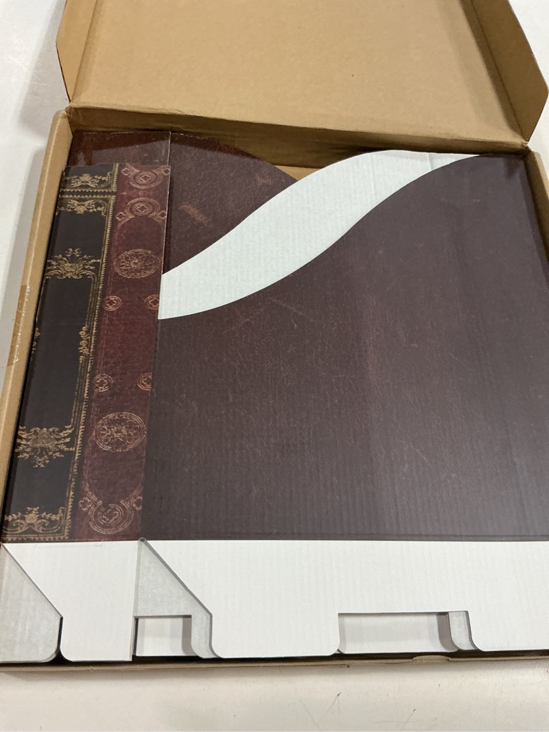 Condition photo showing New/Like New for geetery 6 pcs file magazine organizer 3 x 11 x 12'' vintage decorative classic books themed magazine holder box easy to assemble classic books rack file for shelves desk home