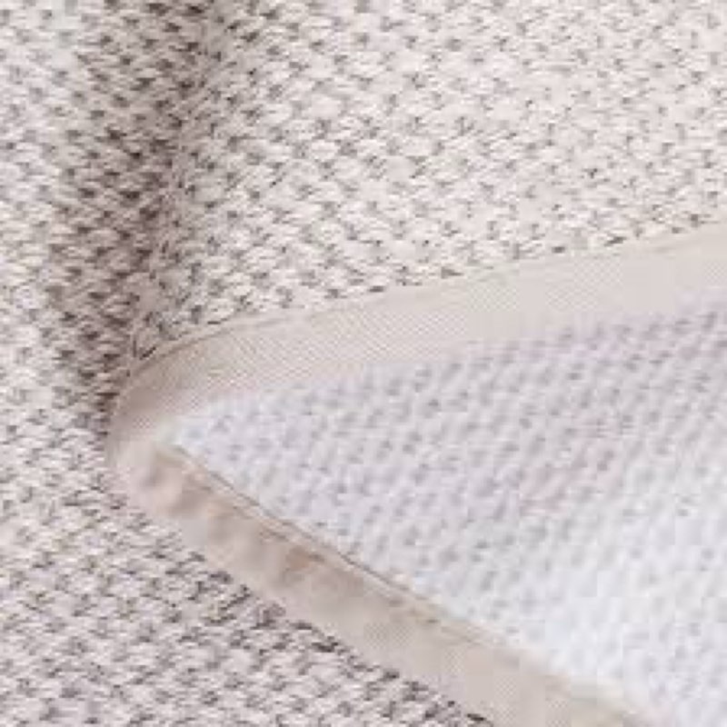 safavieh area rug 11x15 - natural fiber collection - large - marble & beige, sisal, woven design with border (nf143c)