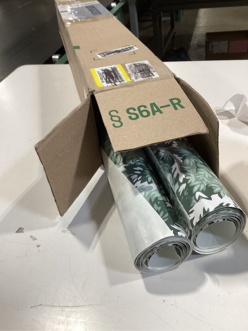 Condition photo showing Good Condition for roommates ardian green peel and stick wallpaper, rmk12661rl