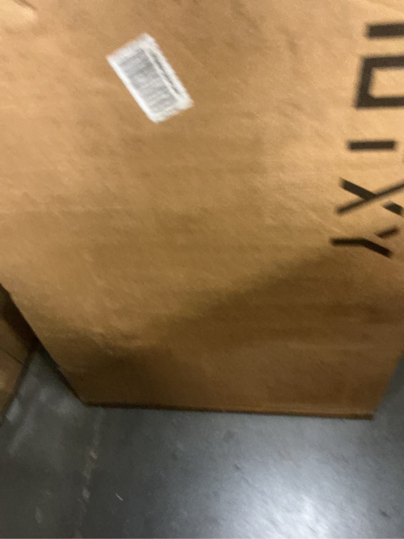 Condition photo showing New/Like New for iotxy small writing desk with hutch - 39.4" work computer study table with drawer for home and office, white 39.4-inch white