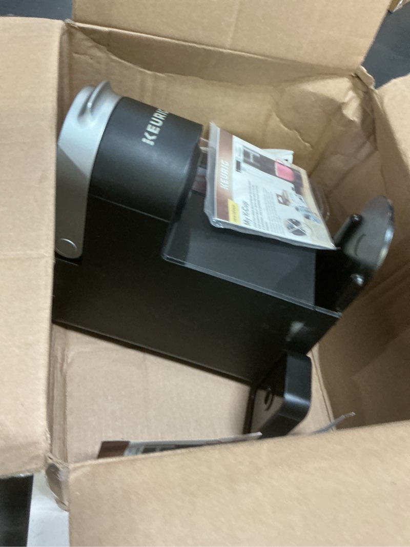 Condition photo showing As Is for keurig k-supreme single serve k-cup pod coffee maker, multistream technology, 4 brew sizes, 66oz dual-position removable reservoir, black black coffee maker