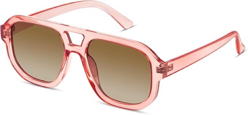  pink miyya Oversized Polarized Sunglasses Women, Trendy Retro Sun Glasses for Women 2025, Oversized Shades