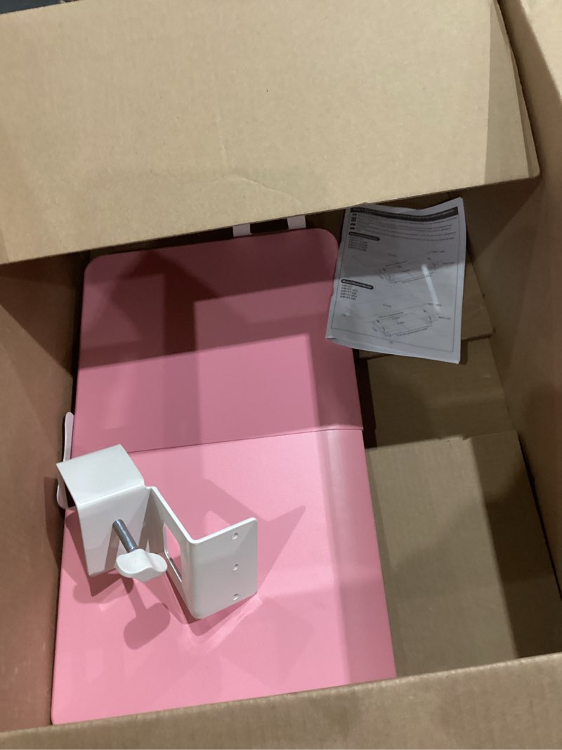 Condition photo showing Good Condition for BONTEC KMT01-PJ Under Desk Keyboard Tray, Pull-Out Keyboard & Mouse Platform with C-Clamp, 20 x 11.8 in Space-Saving Ergonomic Slide-Out Drawer, Pink 20" x 11.8" Pink