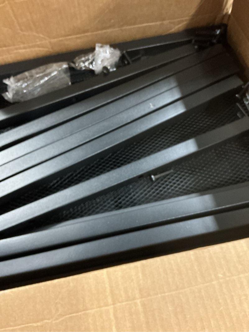 Condition photo showing Good Condition for ZHOOGE Shoe Bench & Rack Storage Bench - Entryway Bench with Seat Cushion, Stable Organizer for Entryway & Living Room, Holds Up to 300 lb, (35" L x 12" W x 17" H, Black) Black 35"L x 12"W x 17"H