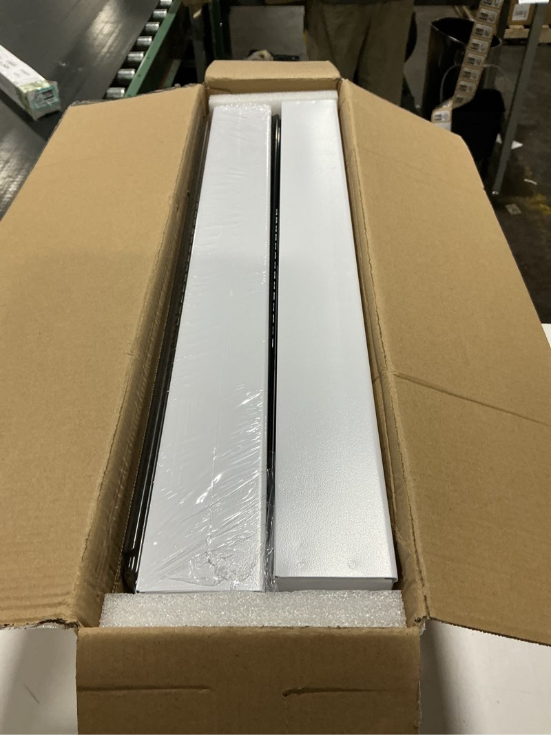 Condition photo showing Good Condition for 2 Pack Expandable (15.1"-26.3") Pull Out Cabinet Organizer 21" Deep With Raising Pad for Framed Cabinets,Upgrade 3 Slide Rails Slide Out Drawers,No Drill Roll Out Shelves Adhesive,White White 21"D x 15.1"-26.3"W(2Pack)