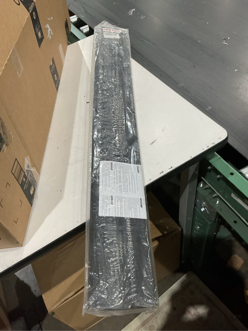 Condition photo showing Good Condition for ruedamann 3.3 ft threshold transition strip, 1.2"~1.4" rise rubber threshold ramp, overlap edge reducer, doorway edge trim and mats for laminate doorway, carpet, floor, tile