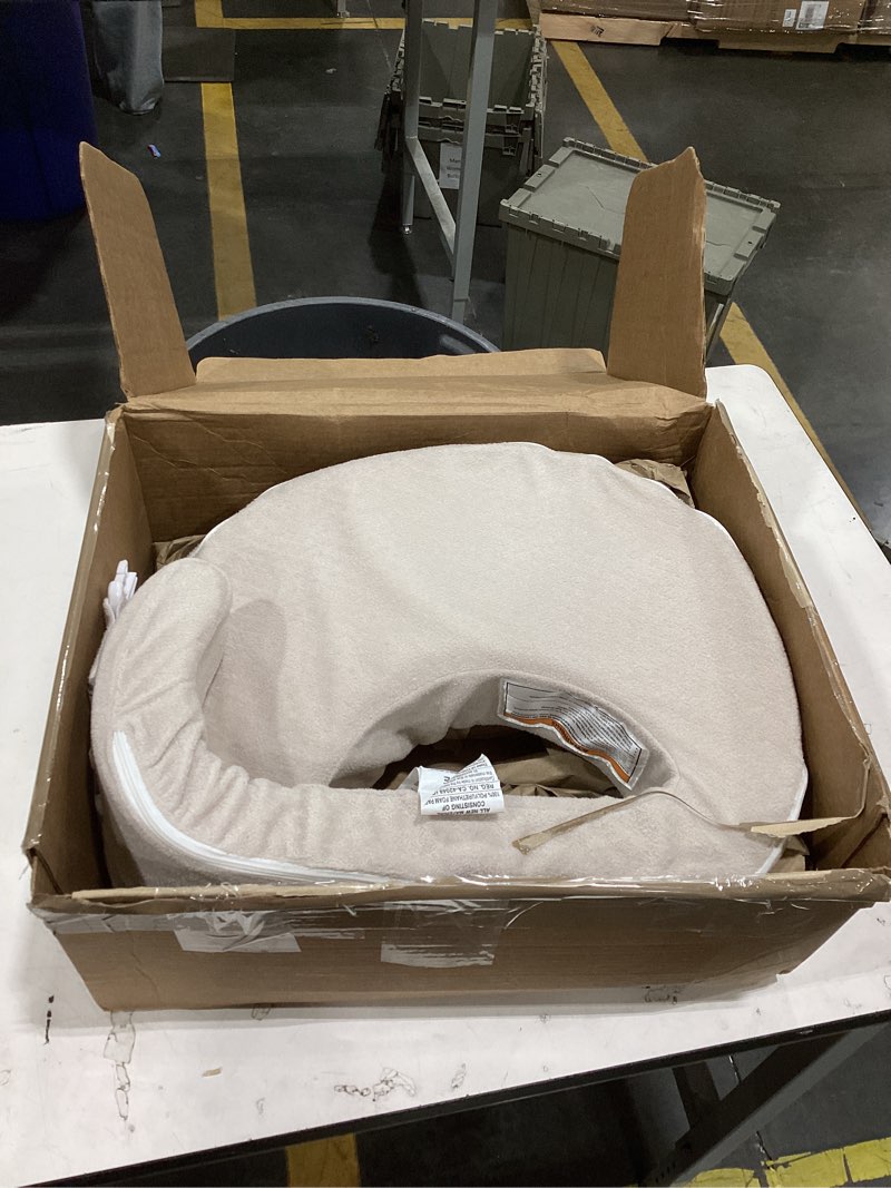 Condition photo showing Good Condition for my brest friend nursing pillow - deluxe - enhanced comfort w/slipcover - ergonomic breastfeeding pillow for ultimate support for mom & baby - adjustable pillow w/handy side pocket, soft sand