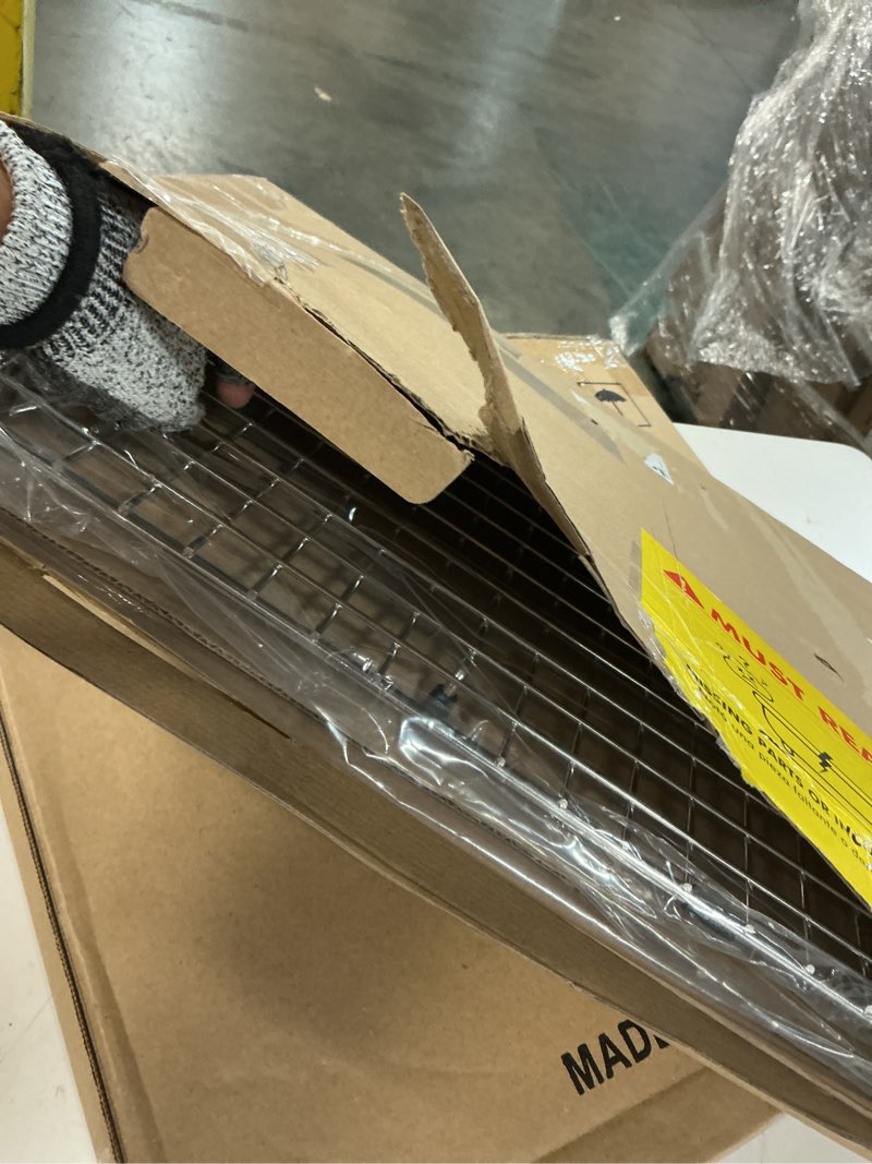 Condition photo showing Good Condition for serene valley sink bottom grid 26-15/16" x 14-1/16", side drain with corner radius 3/8",ndg2714s