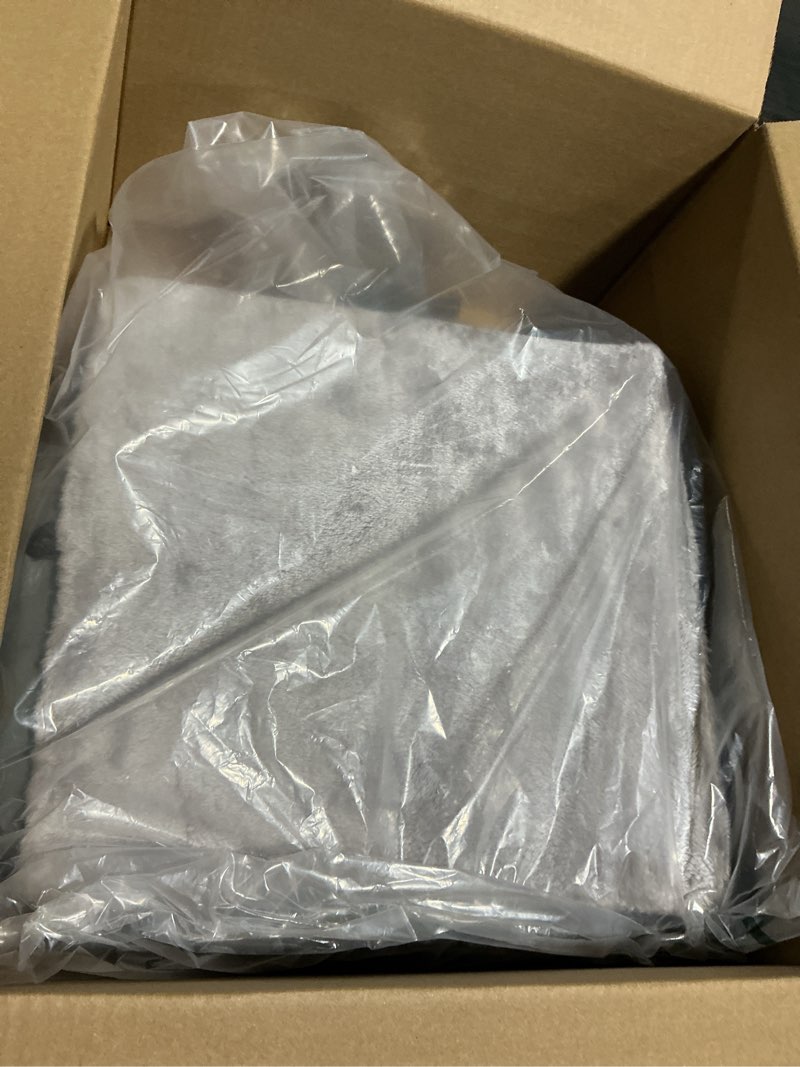 Condition photo showing As Is for Tailtastic Heated Outdoor Cat House,Weather-Resistant Insulated Cat Shelter with Elevated Stand,Winter-Ready for Stray Cats, No Assembly Needed,17"x15"x13" (Grey)