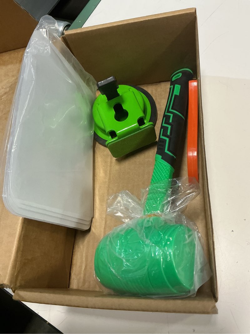 Condition photo showing Good Condition for naacoo heavy duty floor gap fixer tool, 45°striking surface floor gap repair tool, made of iron & enhanced suction cup. with 5pcs sticky pads for fixer laminate/vinyl flooring tools.