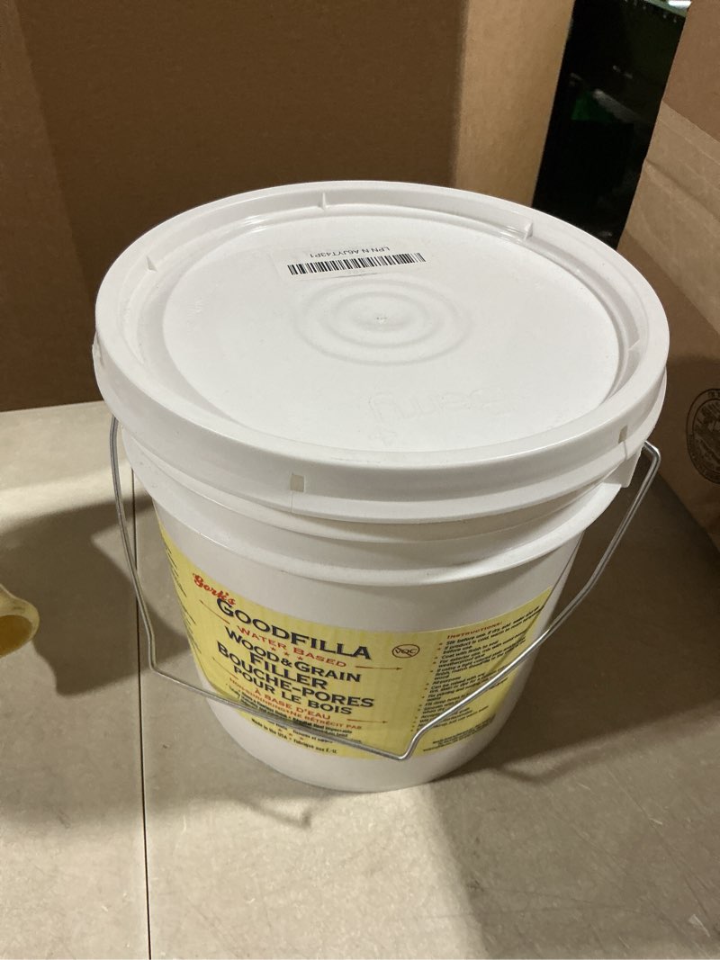 Condition photo showing Good Condition for Goodfilla Neutral Base,1 Gallon (13.5lbs) Wood and Grain Filler, Stainable, Tintable, Sandable, Zero Waste, Non-Toxic, USA Made Gallon Neutral