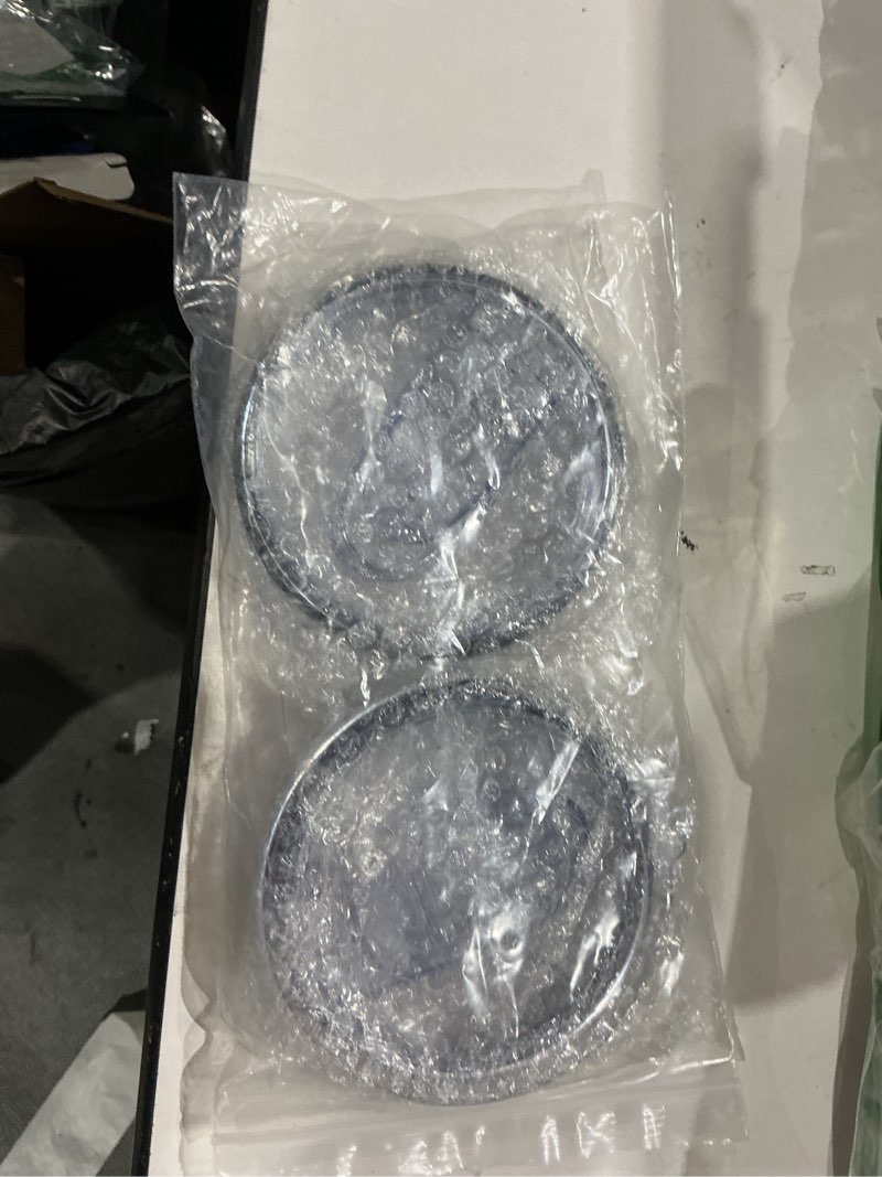 Condition photo showing New/Like New for 2 pcs 40oz tumbler replacement lids compatible with silver buffalo stainless steel tumble, reusable, no leak design splash resistant replacement silicon sliding covers