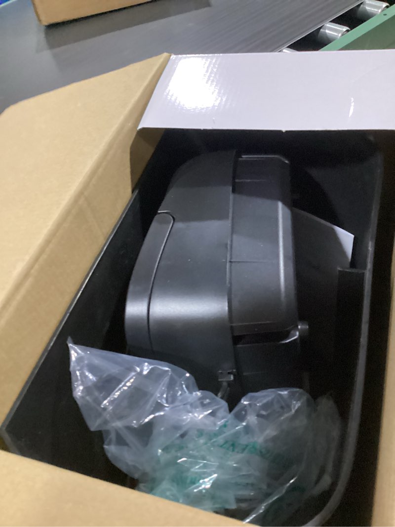 Condition photo showing As Is for pen+gear 6-sheet cross-cut paper/credit card shredder with 3.7 gallon bin, black, home & office use