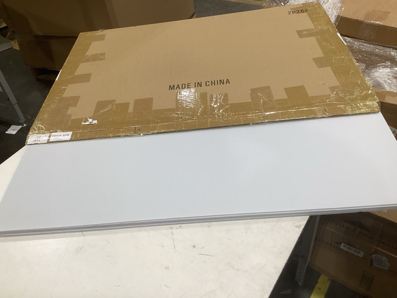 Condition photo showing New/Like New for patelai 4 pcs 24 x 36 inches corrugated plastic sheet corrugated poster board 4mm thick waterproof blank board sheets plastic yard sign for garage and estate sale, indoor and outdoor use(white)