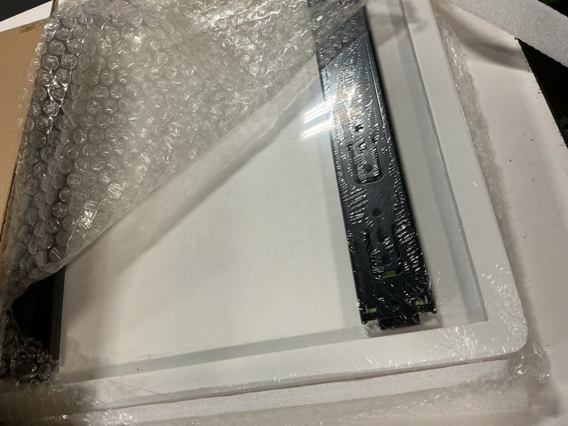 Condition photo showing Good Condition for minboo bamboo appliance slider,sliding tray for coffee maker, kitchen countertop appliance rolling tray,slides easily from under the cabinet,wide -white- large (16" wx13 d) white-l wide - large (16"wx13"d)