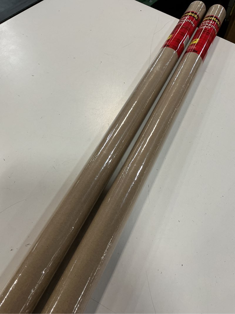 Condition photo showing New/Like New for scotch postal wrapping paper  30 w x 15 l; 50 lb. paper; 1 / roll(2 pack)