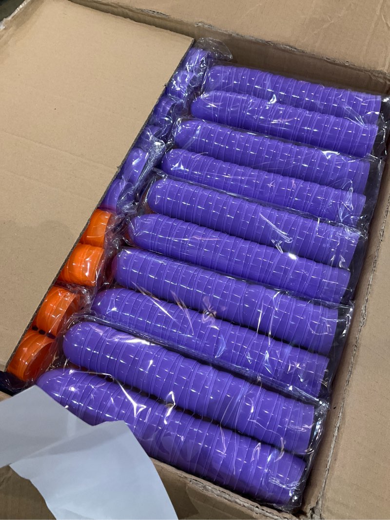 Condition photo showing As Is for 1500 pcs plastic easter eggs bulk, 2.4" empty easter eggs in 8 colors, fillable easter egg for easter hunt, basket stuffers fillers, classroom prizes, party favors supplies decoration