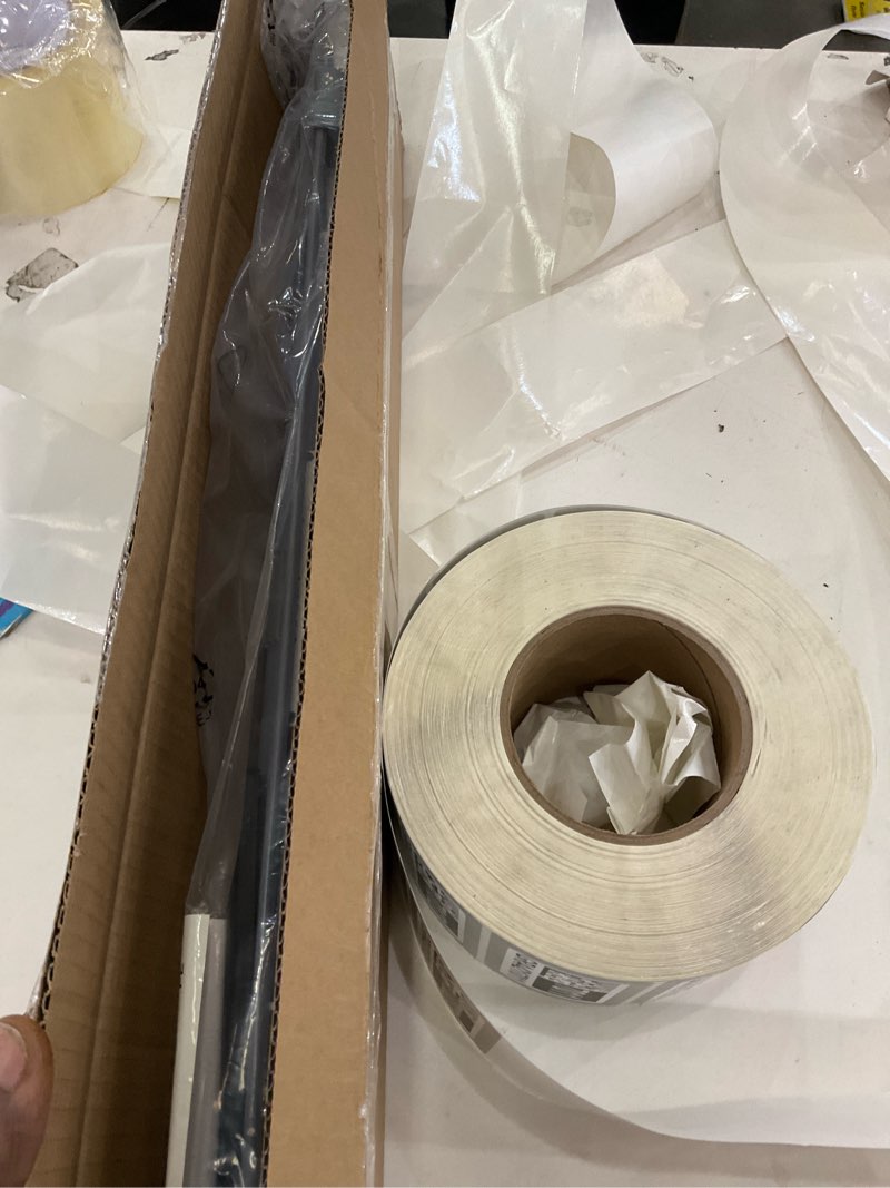 Condition photo showing New/Like New for LazBlinds Cordless Cellular Shades, No Tools No Drill Blackout Honeycomb Shades Pleated Blinds for Windows, 24'' W x 48'' H, Dark Grey Blackout-dark Grey 24'' W x 48'' H