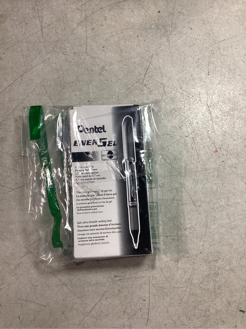 Condition photo showing New/Like New for Pentel EnerGel RTX Liquid Gel Pens, Medium (0.7mm), Black Ink, 4-pk (BL77PF4A)