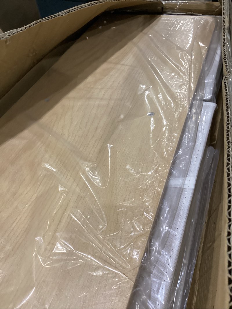 Condition photo showing As Is for classic white dresser 